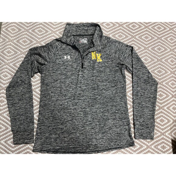 Under Armour Sweatshirt Gray Loose Coupe Heatgear‎ Size M - Picture 1 of 8